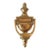 Vintage Traditional Solid Brass Urn-Style Door Knocker For Sale