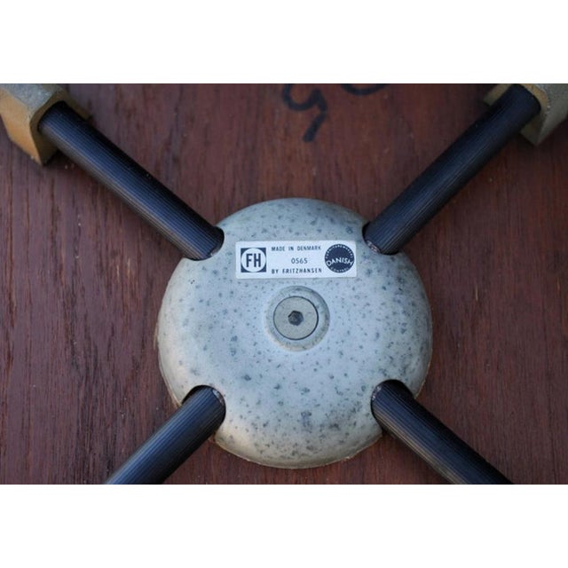 Makers Labels to undersides, originally designed 1955, this is labelled 1965 on the underside. This piece has an...