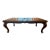Marge Carson French Country Style Parquet Dining Table With Leaf For Sale - Image 15 of 16