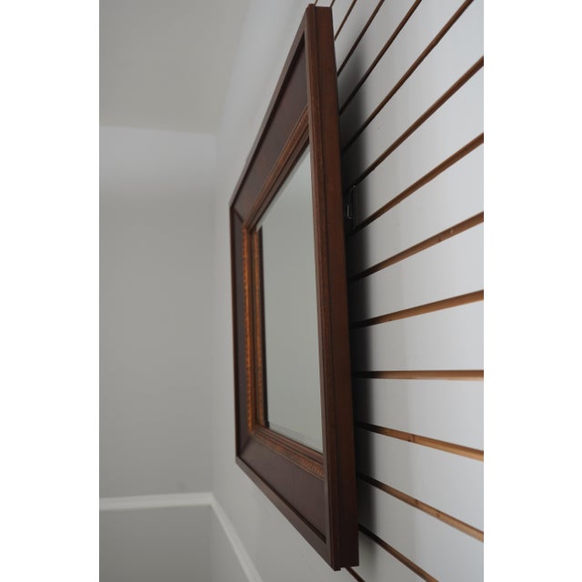 Age: C.2002 Details: Finish No.254 18th C. Collection Mahogany Beveled Glass Fine Carved Details High Quality Construction...
