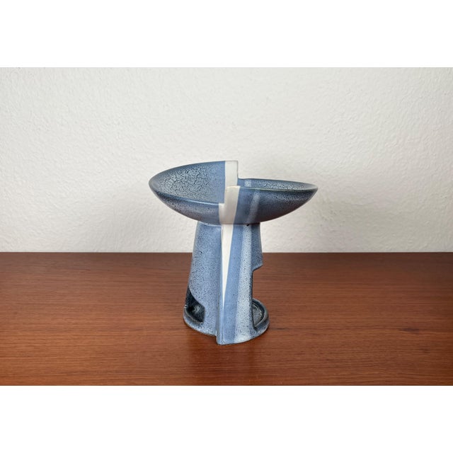 Postmodern German Studio Pottery Abstract Candleholder and Aroma Lamp, 1980s For Sale - Image 10 of 18