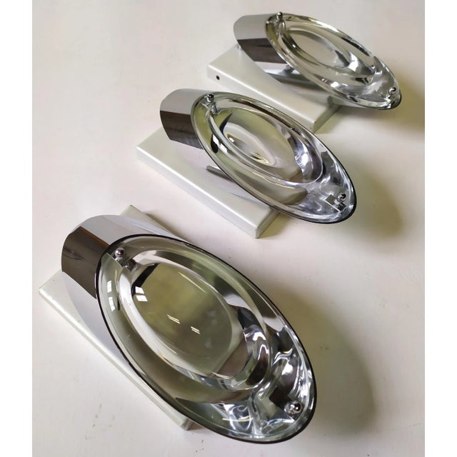 Sconces by Oscar Torlasco for Stilkronen, 1970s, Set of 3 For Sale - Image 3 of 7