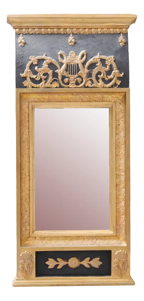 Swedish Empire Mirror, 1850s | Chairish