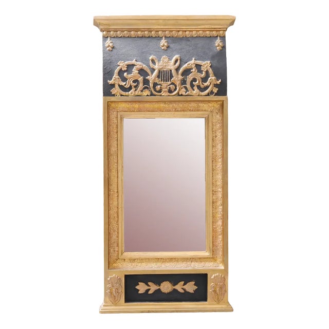 Swedish Empire Mirror, 1850s For Sale