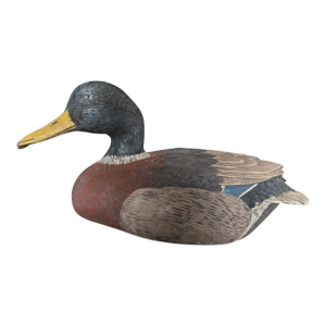 Decorative Mallard Duck Decoy Figurine Signed