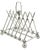 Silver Antique Novelty Croquet Mallet Silverplate Toast Rack Letter Holder For Sale - Image 8 of 9