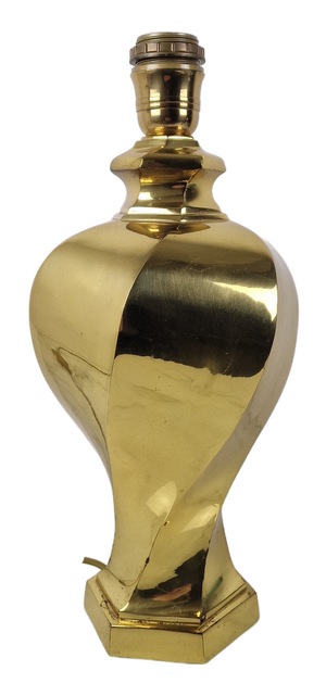 Sculptural Brass Table Lamp, 1960s