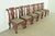 An outstanding set of six Chippendale or Georgian style dining chairs In the manner of Baker Furniture USA, Circa 1980s...