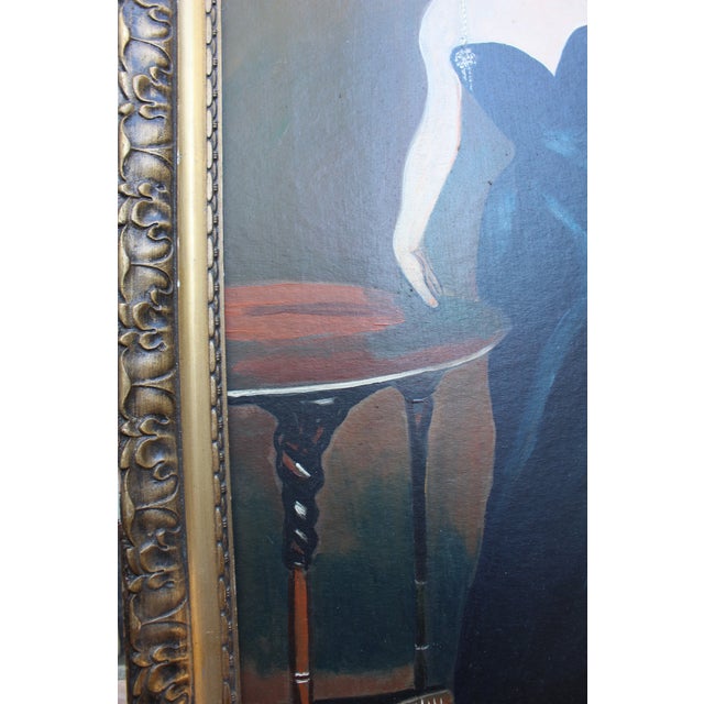 French Early 20th Century French Portrait of a Woman For Sale - Image 3 of 11