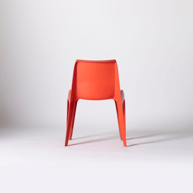 Plastic Ba1171 Stackable Chair by Helmut Bätzner for Bofinger, Germany, 1960s For Sale - Image 7 of 10