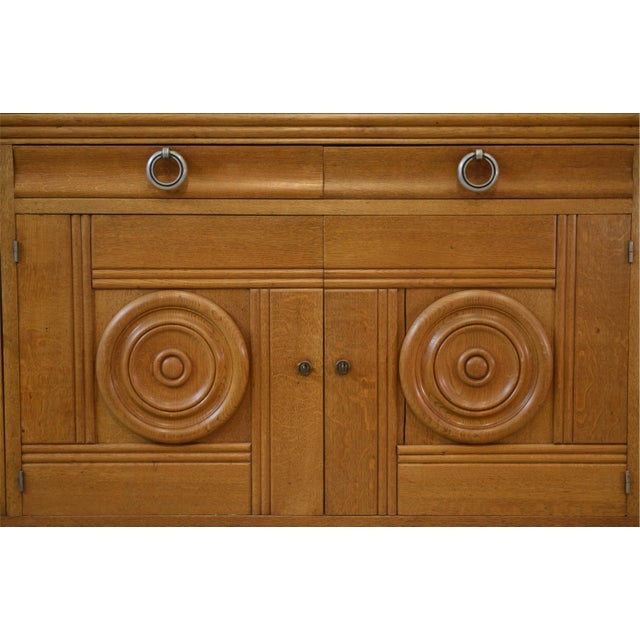 Oak Buffet in the style of Charles Dudouyt, 1930s For Sale - Image 6 of 14