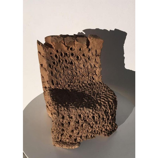 Italian Terracotta Abstract Sculpture by Urano Palma, 1985 For Sale - Image 10 of 18