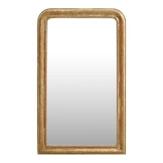 French Louis Philippe Period Giltwood Wall Mirror For Sale