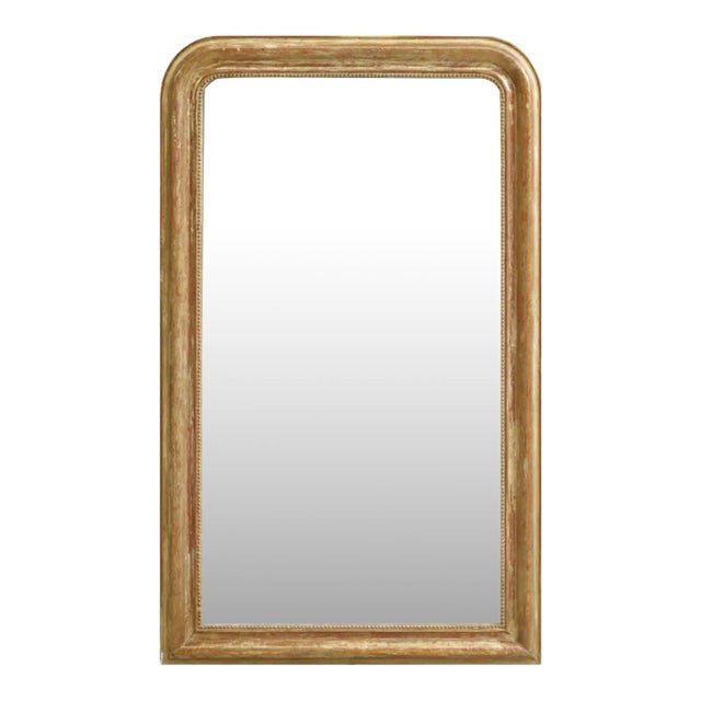 French Louis Philippe Period Giltwood Wall Mirror For Sale
