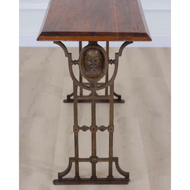 Mid 20th Century W. G. Grace Cast Iron Pub Table For Sale - Image 9 of 10