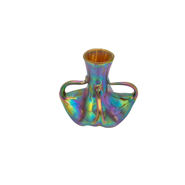 Art Nouveau Glass Vase PG 1/413 from Johann Loetz Witwe, Vienna, 1901 For Sale - Image 3 of 12