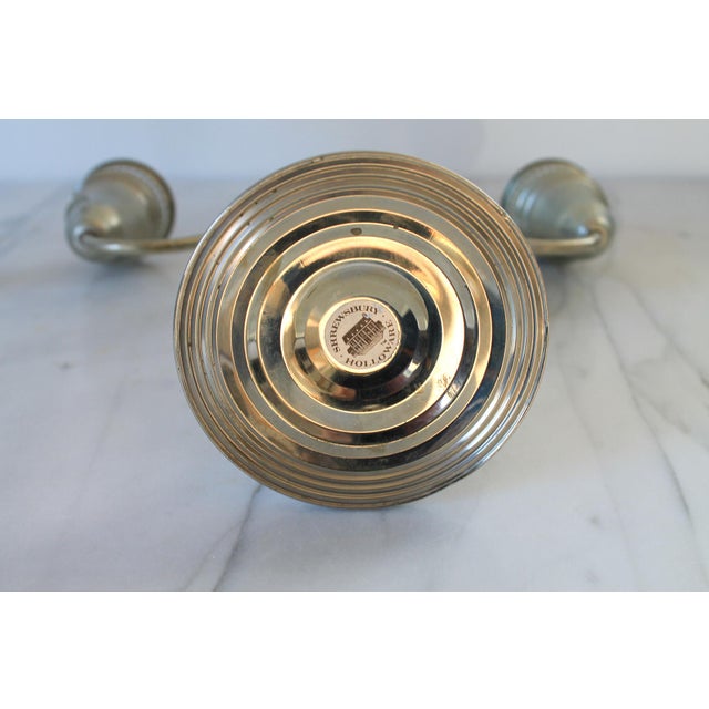 Vintage Shrewsbury Holloware Candelabras - Taper Candle Holders - A Pair For Sale - Image 13 of 18
