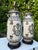 Mid 20th Century Vintage Oversized Crackle Glaze Art Pottery Urn Lamps, Pair For Sale - Image 5 of 11