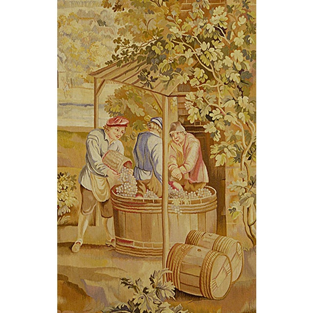 French Antique Circa 1890 French Tapestry 5'11 X 8' For Sale - Image 3 of 5