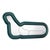 Monza Wall Mirror in Powder-Coated Aluminum by Altreforme For Sale - Image 6 of 7