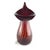 Red Walter Blenko Jack in the Pulpit Glass Amberina Ribbed Signed Vase For Sale - Image 8 of 8