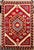 Vintage Indian Wool Chain Stitch Tapestry With Tribal Kilim Design, 4' × 6' For Sale - Image 11 of 12