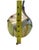 Mid-Century Modern Mid Century Modern Slag Glass & Aluminum 1-Light Pendant, Ca. 1940 Swag Lotus Tulip Pendant Light Fixture For Sale - Image 3 of 10