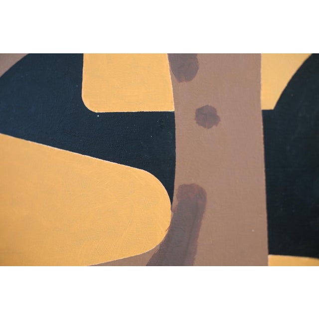 1970s Free Form Composition, 1970s, Painted Wooden Panel For Sale - Image 5 of 18