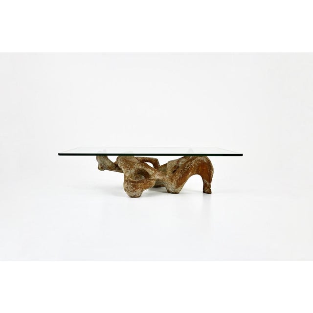 Mid-Century Modern Coffee Table attributed to Claudio Trevi, 1970s For Sale - Image 3 of 9