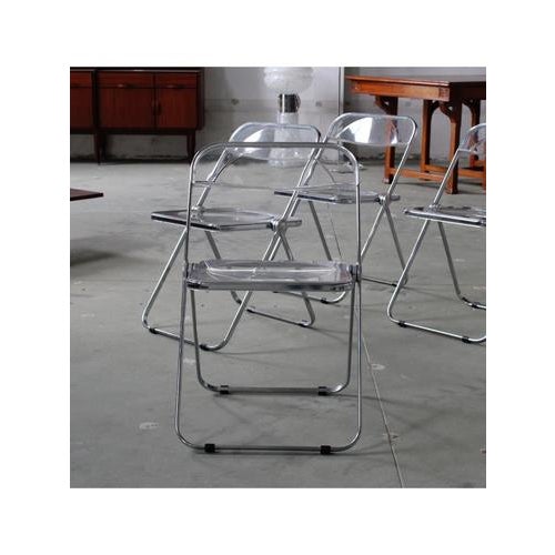 Castelli Plia Folding Chairs by Giancarlo Piretti for Castelli / Anonima Castelli, 1960s, Set of 4 For Sale - Image 4 of 10