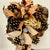 1980s Vintage Rustic Arts & Crafts Boho Chic Fall Mantel Centerpiece Topiaries - A Pair, Thanksgiving. For Sale - Image 10 of 16