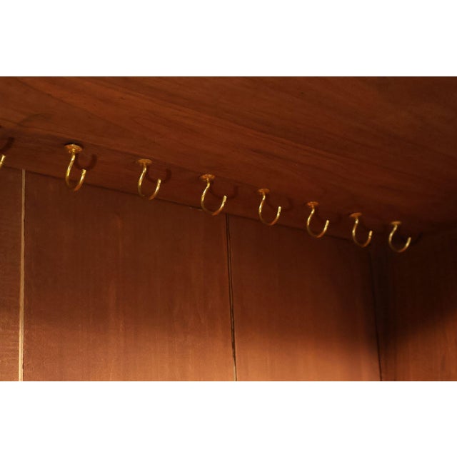David T. Harring Chippendale Style Walnut Two Piece Jackson Press For Sale - Image 11 of 18