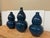 Contemporary Martino Interiors Double Gourd Ceramic Vases, Set of Three For Sale - Image 3 of 12