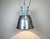 Vintage Industrial Factory Pendant Lamp in Silver from Elektrosvit, 1960s For Sale - Image 16 of 18