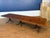 2020s Large 14 Ft. Traditional Multi-Banded Mahogany Dining/Banquet Table by Leighton Hall - Showroom Sample For Sale - Image 5 of 16