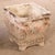 Rustic 1950s Pair of Italian Cast Stone Planters With Face Motifs For Sale - Image 3 of 7