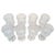 1980s Vintage French Crystal Wine Glasses, Set of Eight For Sale - Image 5 of 5