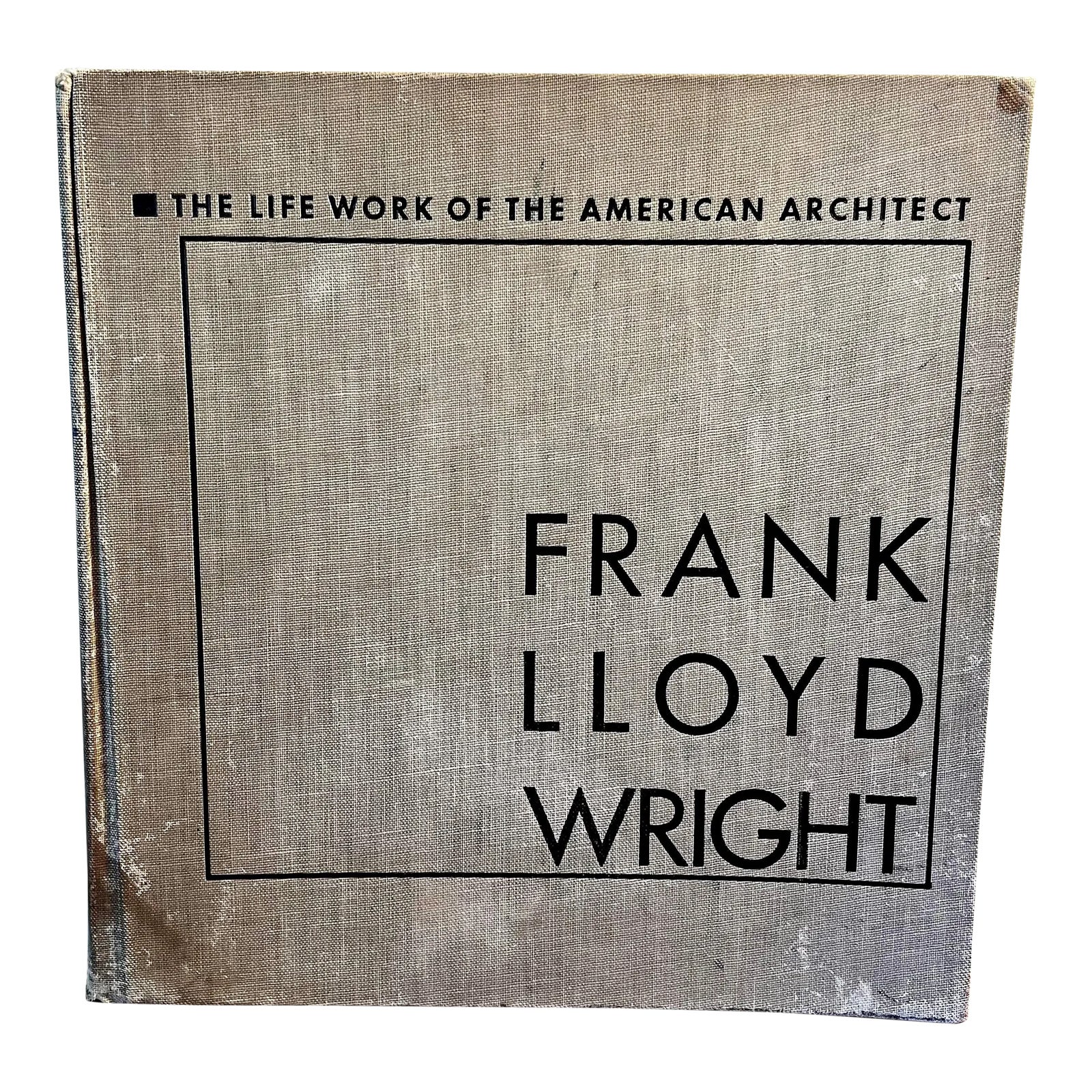 Hardcover The Life Work of the American Architect Frank