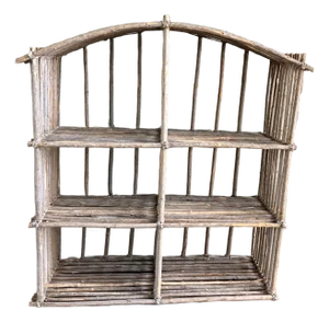 20th Century American Adirondack-Style Shelving Unit