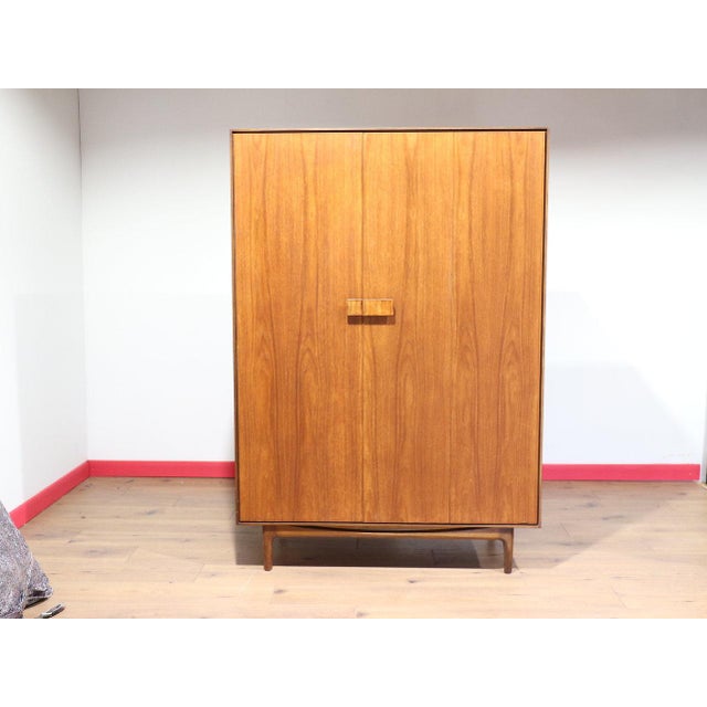 Mid-Century Modern Mid Century Modern Vintage Teak Armoire Wardrobe by Kofod Larsen by G Plan For Sale - Image 3 of 15