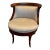 Circa 1950s Swivel Barrel Chair For Sale