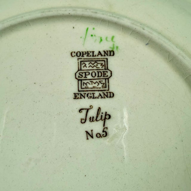 Copeland Spode Fernleigh Pattern Floral Plates, Set of Six For Sale - Image 15 of 15