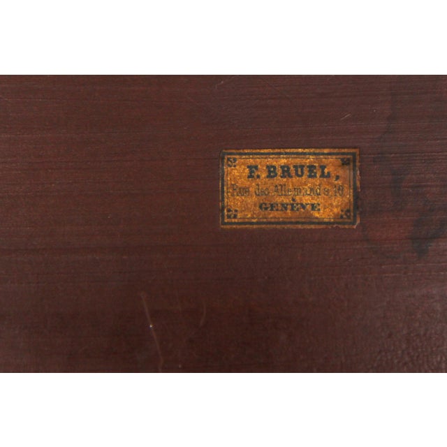 Antique Swiss Black Forest Dark Brown Carved Wood Glove Box, Ca. 1900s For Sale - Image 17 of 18