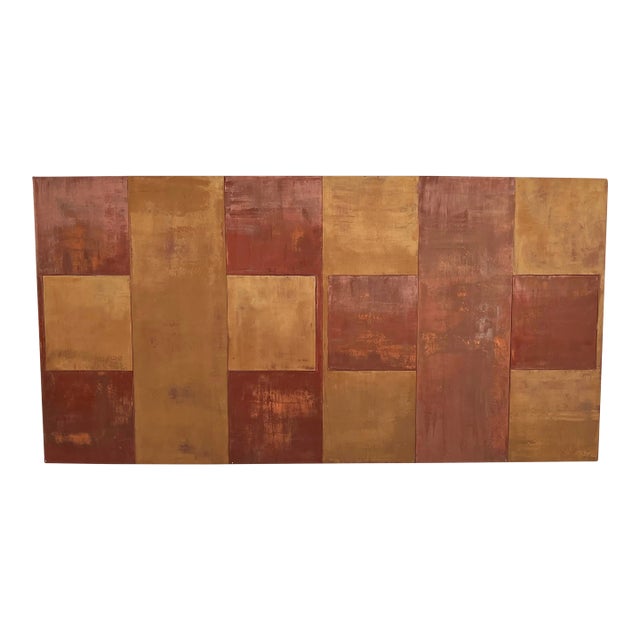 Ann Ellen Neale Gillen “Venetian Double Cross” Assembled Wood Art in the Manner of Frank Stella, 1992 For Sale