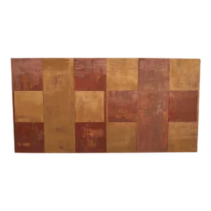 Ann Ellen Neale Gillen “Venetian Double Cross” Assembled Wood Art in the Manner of Frank Stella, 1992