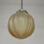 1930s Art Deco Pendant Lamp with Beige Ribbed Globe, 1930s For Sale - Image 5 of 13