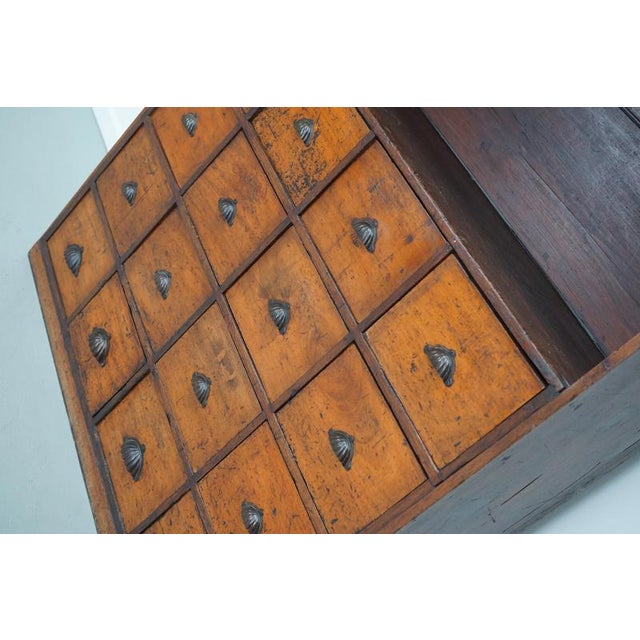 Antique Victorian Hardwood & Pine Apothecary Cabinet For Sale - Image 3 of 18