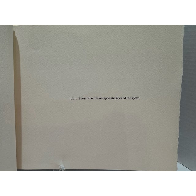 Brass Artist Book Signed 4/8 Original Prints & Poetry Brass Cover Sarah Lawrence College 1998 For Sale - Image 8 of 18