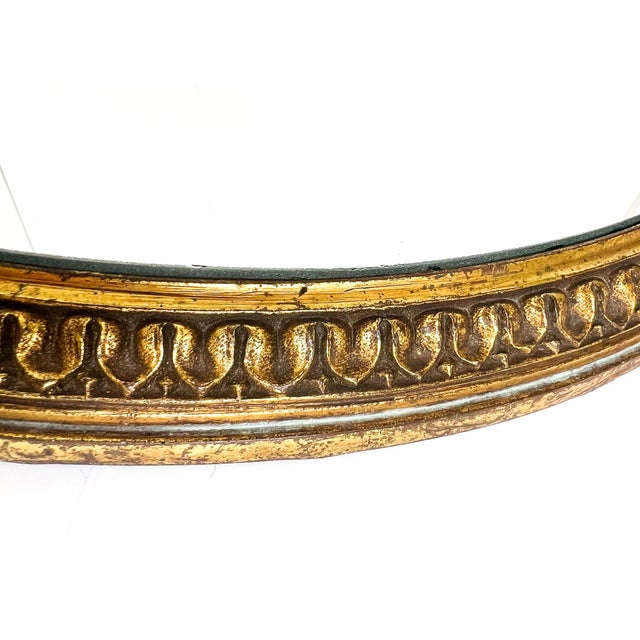 Oversized Vintage Gilt Metal Mirrored Plateau — Repurposed Lighting Element — Hollywood Regency / Neoclassical For Sale - Image 9 of 18