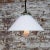 French White Mat Opaline Glass Brass Pendant Lights For Sale - Image 4 of 6